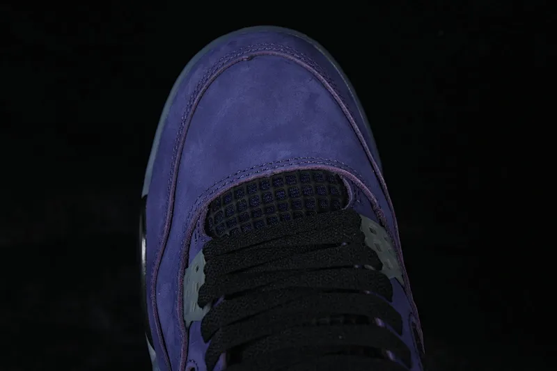 All categories Air Jordan Jordan series basketball shoes Air Jordan 4 Air Jordan 4 Retro "Lakers" AJ4 Joe 4 Lakers Purple Gold FV5029-500